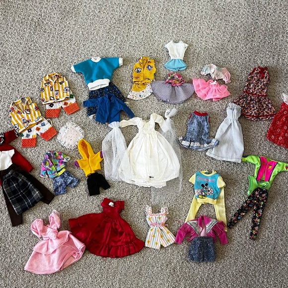 Hand Crafted Other - Handmade Barbie Clothes Wedding Dress 90s Skirt Sweater Coat Romper Lot 40x